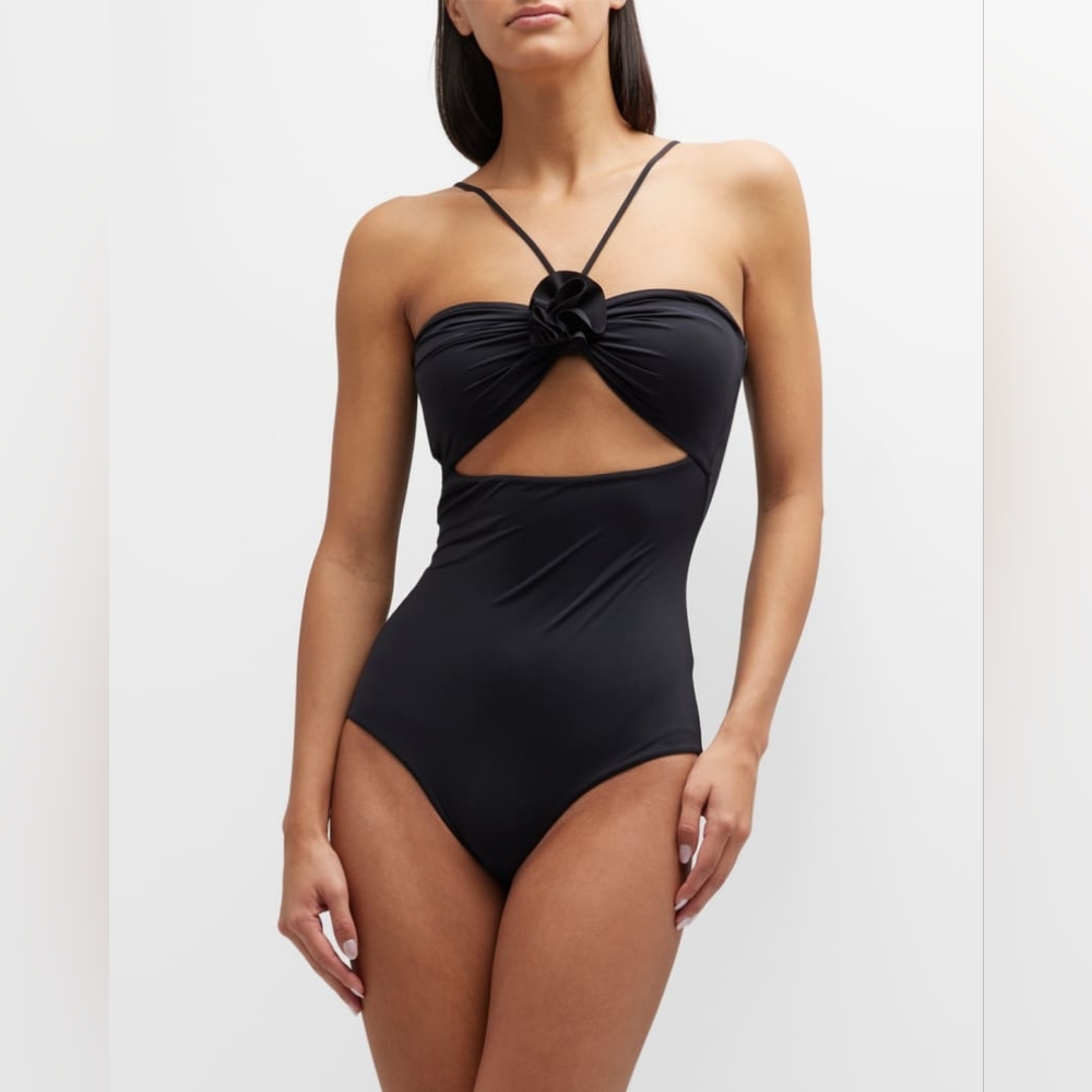 Brand New Maygel Coronel Yina Halter One-Piece Swimsuit